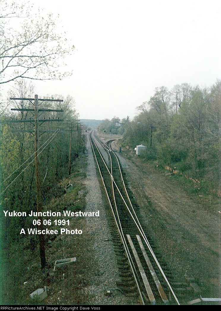 Yukon Junction looking westward  